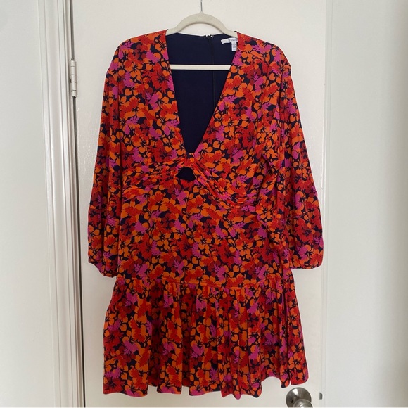 Derek Lam Floral Mini Dress - Picture 1 of 4